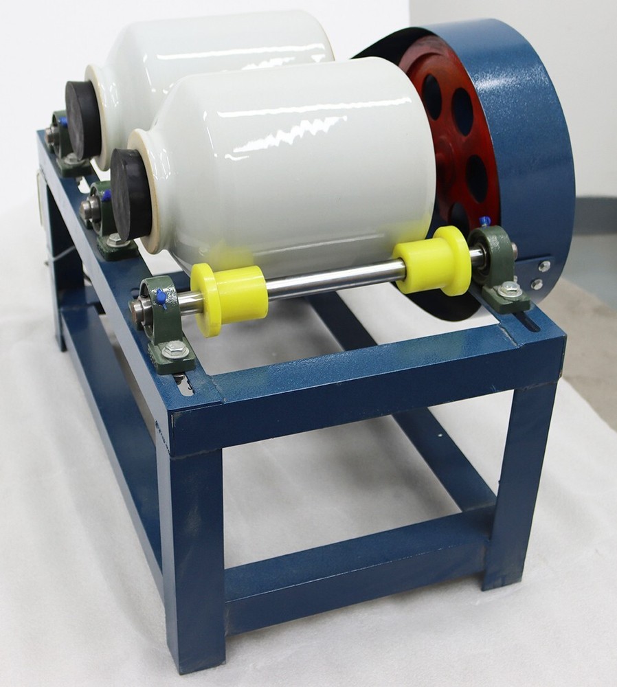 Lab Ceramic Ball Mill Grinding Machine 2*5L Horizontal Grinder for Links Glazes