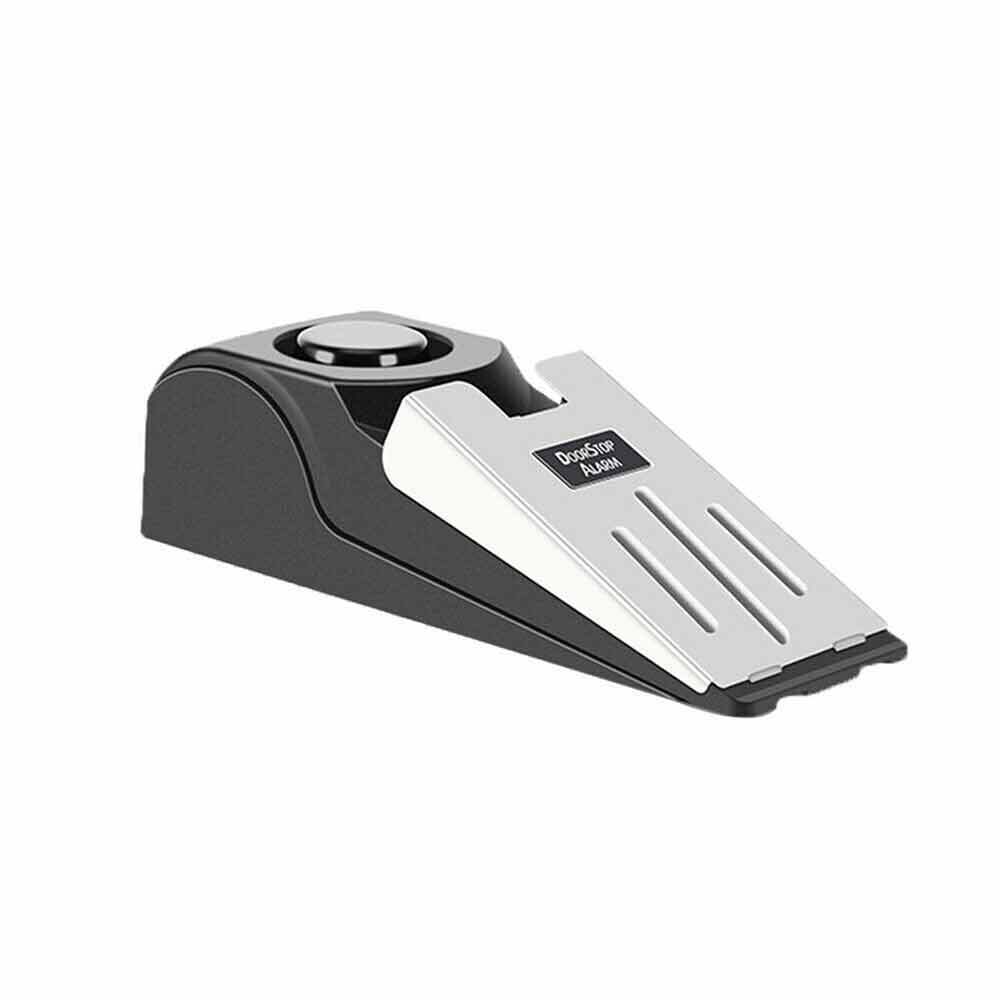 Home Security Wedge Door Stop Alarm System Device Intruder Alert Detection