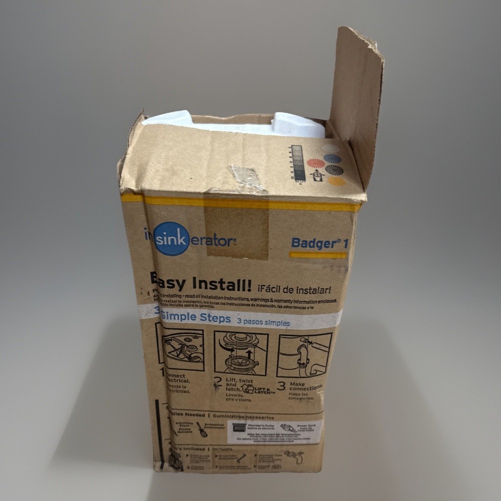 ⚙️🇺🇸 BRAND NEW InSinkErator Badger 1 Garbage Disposal – 1/3 HP – USA 🇺🇸⚙️