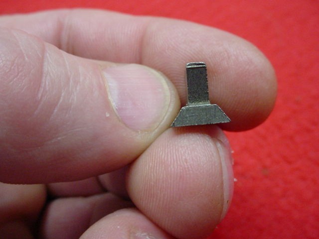 Traditional- Rear Sight- Muzzleloader .350" Dovetail- Grey Color- Nice !! (A)