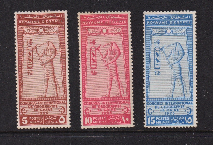 Egypt - #105-107 mint, cat. $ 56.00
