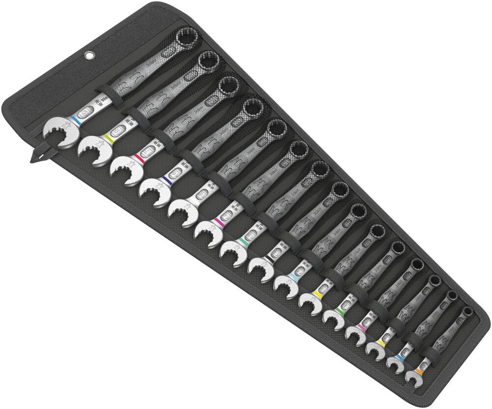 Wera Tools 6003 Joker 15 Set 1 Combination Wrench Set 15Pc
