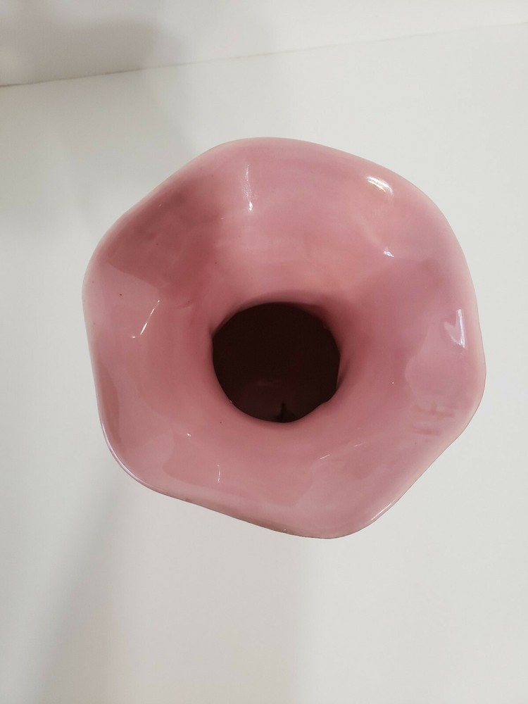 Valentine Pink ceramic vase Hearts Springtime