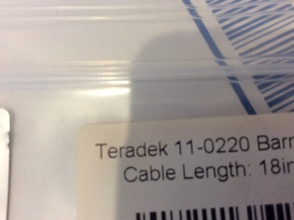 Teradek Barrel to Barrel Cable 18in