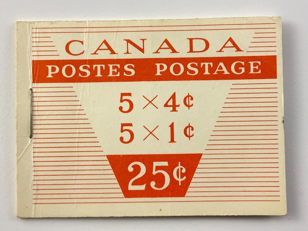 Canada Postage Vintage Stamp Booklet Only 1 Stamp Left FF754