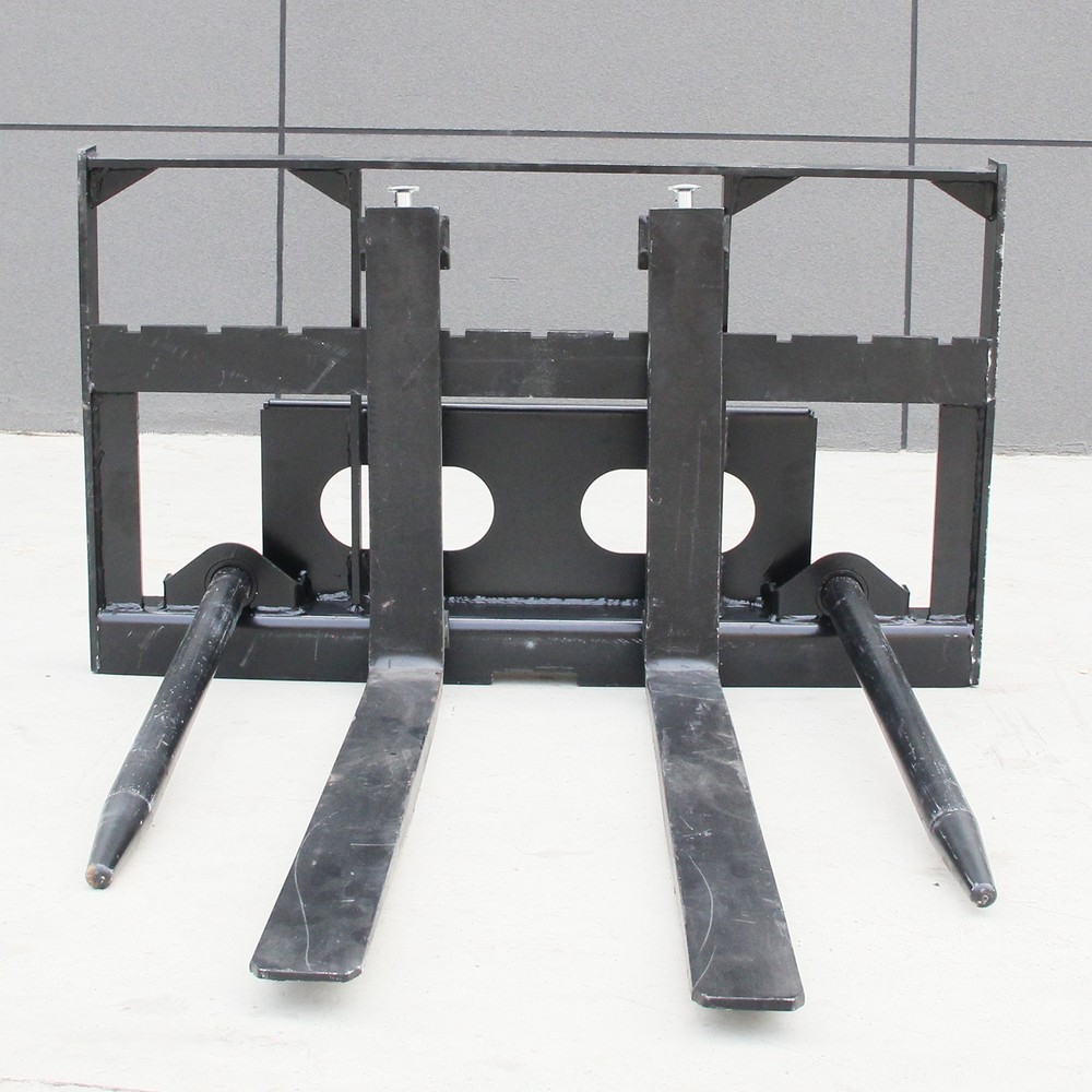 Free Shipping Mini Skid Steer 2-in-1 Pallet Fork Attachment 40" Quick Attach