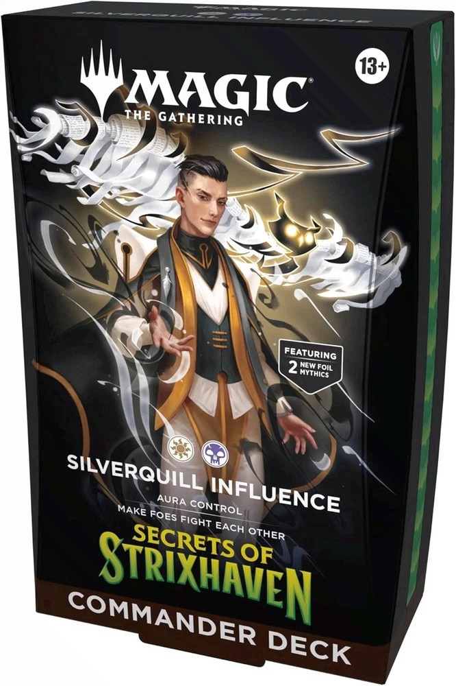 MTG: Secrets of Strixhaven Commander Deck-Silverquill Influence