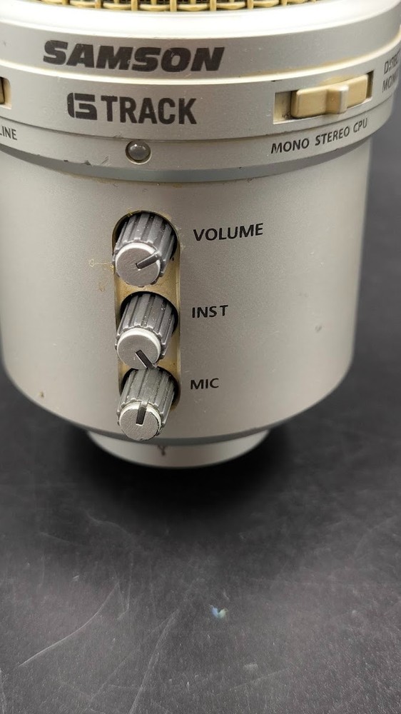 Samson G-Track Microphone Used Working Gold