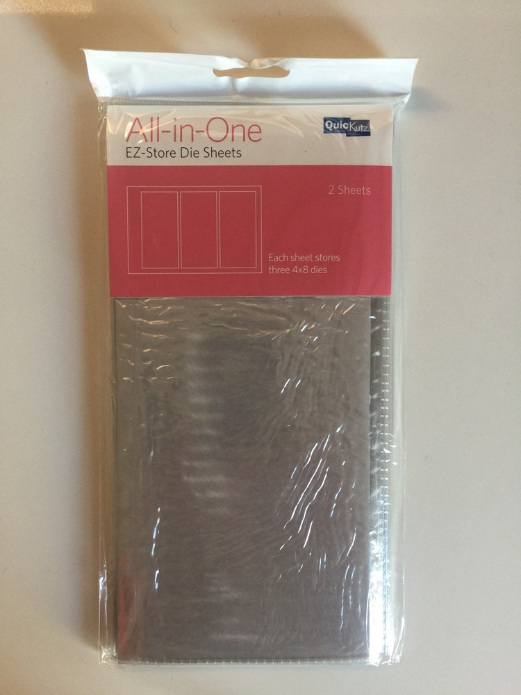 Quickutz 3 SETS OF 4x8 EZ STORE DIE SHEETS **NEW**
