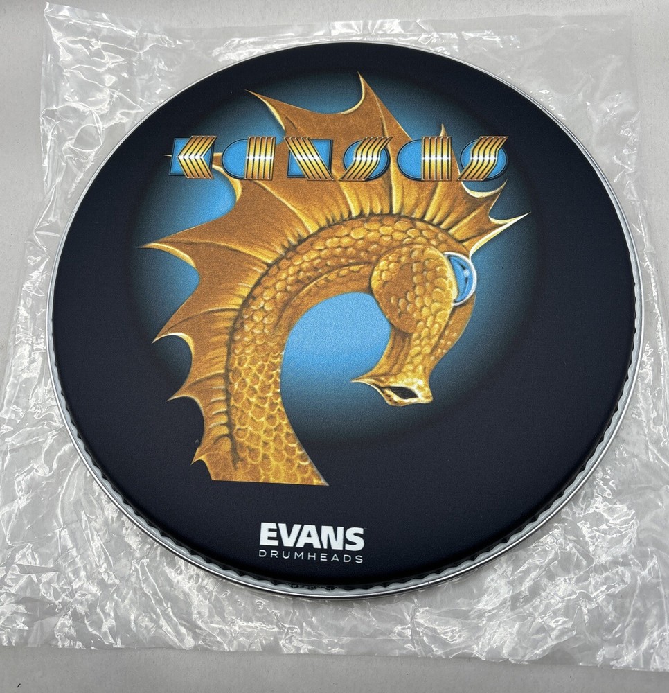 Vintage "Kansas" Drumhead by Evan's 12" Ref. #89212