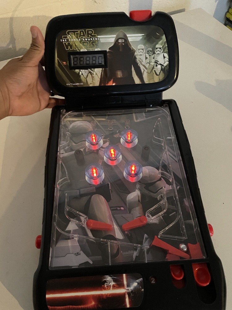 2009 Star Wars The Force Awakens Tabletop Electronic Pinball Machine Game