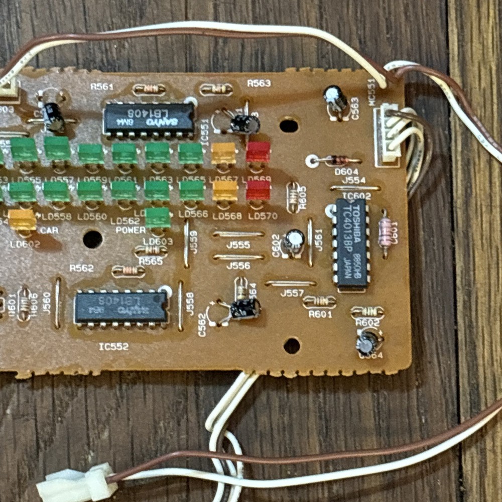 Nad 6325 Cassette Deck Pause Play Stop Button Board Assembly Working
