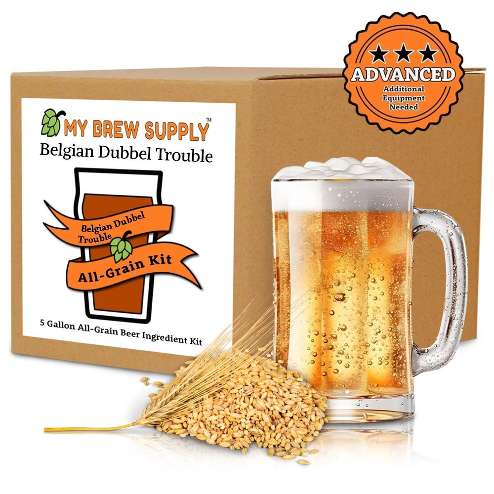 Belgian Dubbel Trouble Advanced ALL GRAIN Beer Ingredient Kit by My Brew Supply