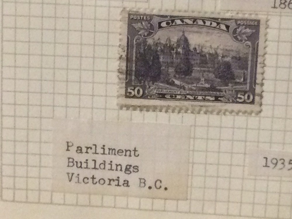 1935 Canada Stamp Collection - 12 Stamps