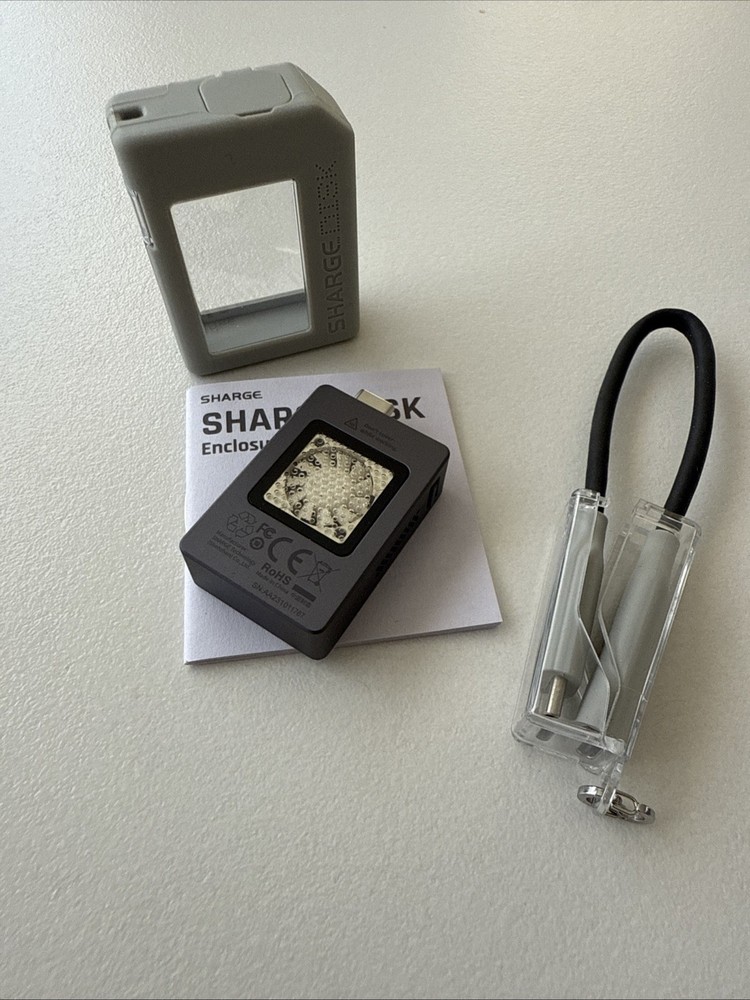 Sharge Disk SSD Adapter,up To 1000MB/S Win/macOS/Linux/Android /iOS, Fan Cooler
