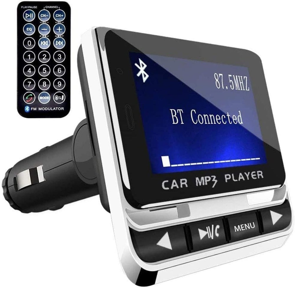 Bluetooth FM Transmitter for Car, Wireless Car Radio Adapter, Handsfree Auto ...