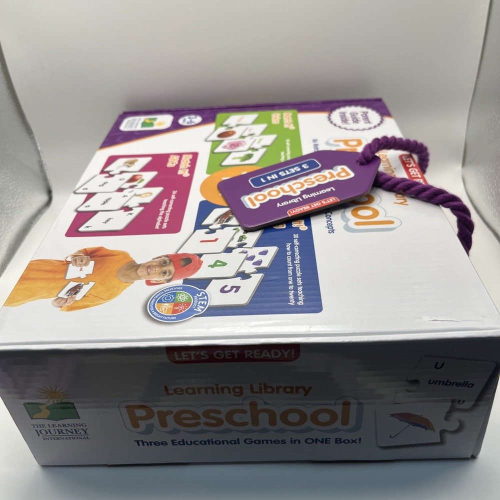 The Learning Library Preschool Learning Set New Unopened Educational Games