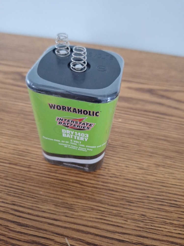 Interstate Batteries 6V HD Lantern Flashlight Battery (DRY1403) 6 Volt 7000 mAH