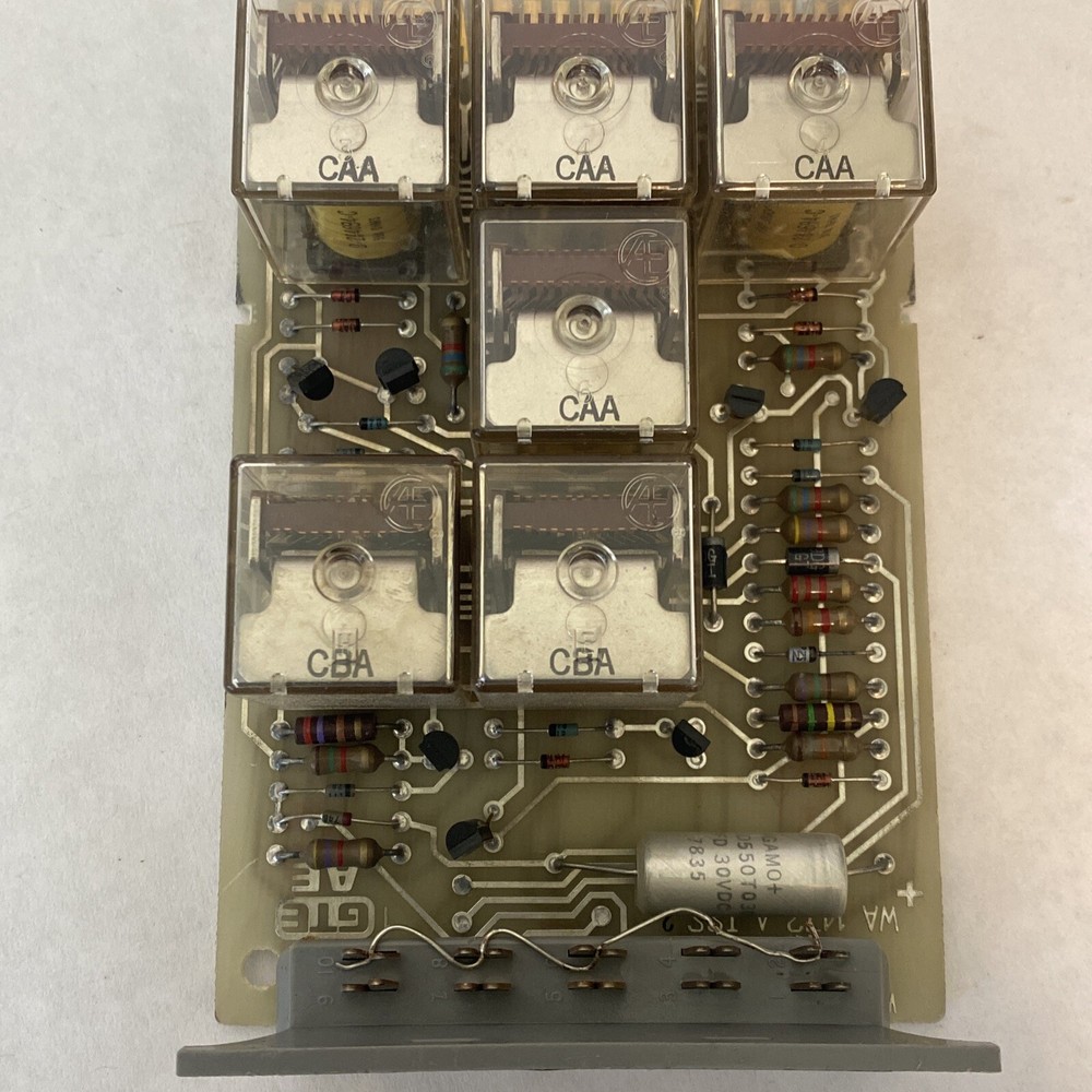 GTE WA-1472-A Intercom Double Digit Card Circuit Board. Untested As-Is