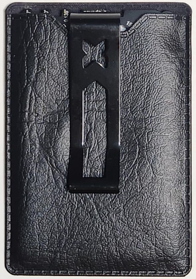 46 Function Credit Card Sized Survival Multitool with Removable Money Clip