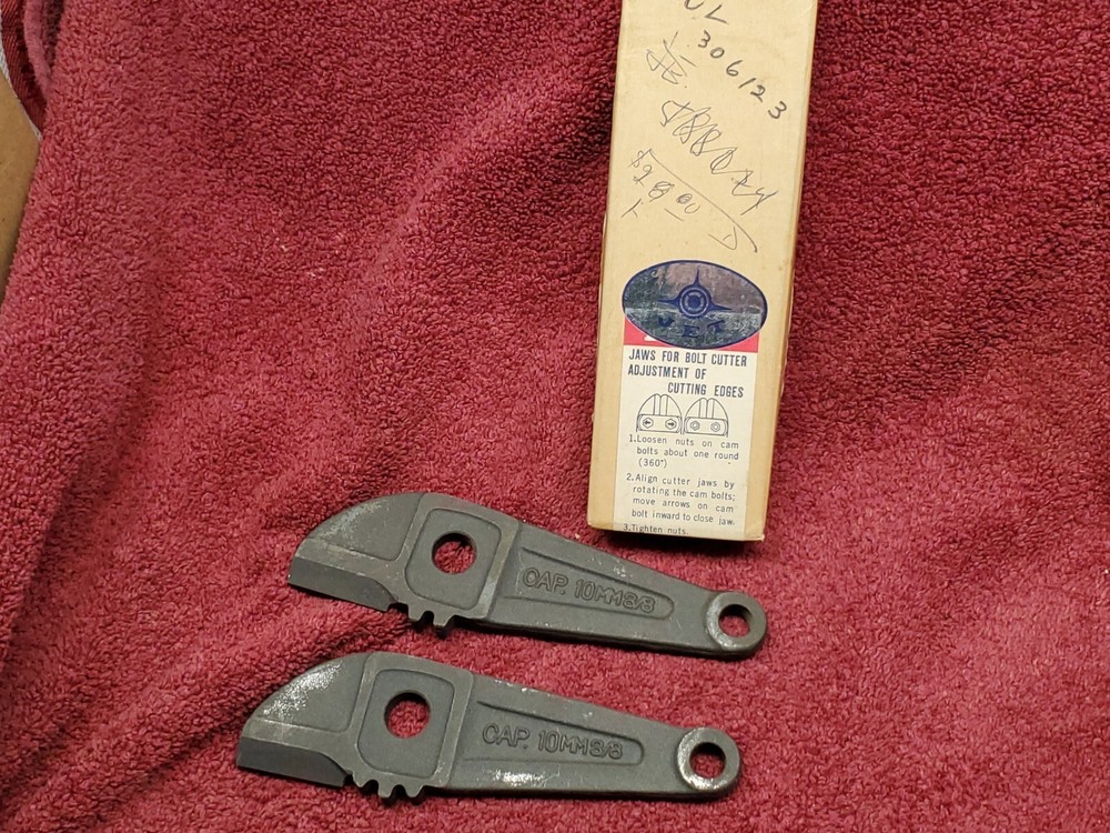 Jet 588024 24"  Replacement Bolt Cutter Jaws, New Old Stock