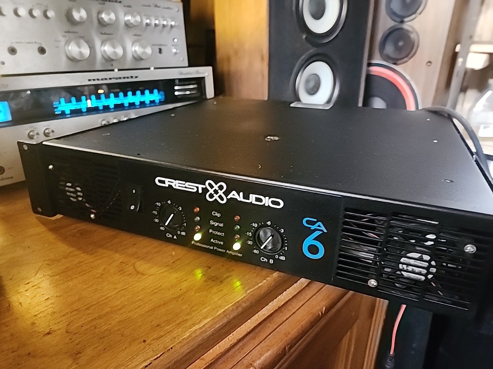 Crest Audio CA6 Professional Power Amplifier - 1500W - Cleaned &Fully Tested 🔥