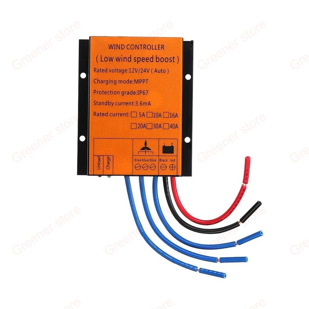 3000W MPPT Power Boost Charge Controller Regulator 12V 24V 48V DC Waterproof US