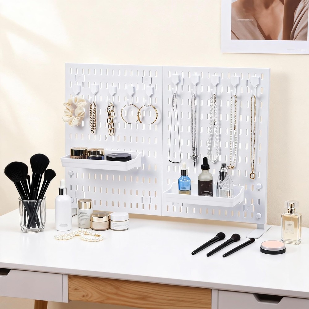 Tabletop Pegboard Display Stand Display Racks Peg Board Organizer Holder