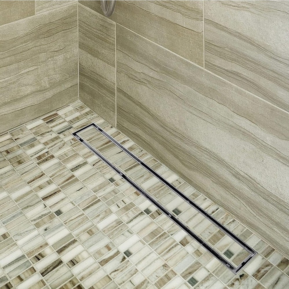 Neodrain 36-Inch Linear Shower Drain with Tile Insert Grate, Professional...