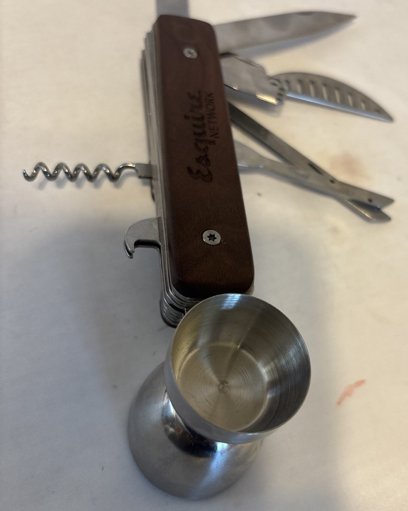 Esquire Network 9 IN 1 COCKTAIL MULTI TOOL, BARTENDER MUST HAVE KITCHEN ITEM