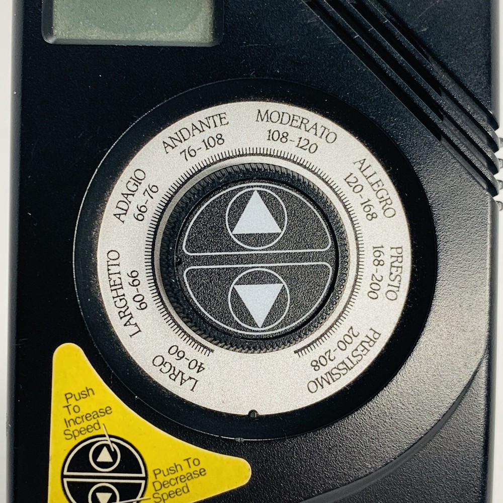 Qwik Time Electronic Quartz Metronome 1995 Tested