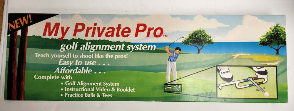 My Private Pro Golf Shot Swing Alignment System Practice Trainer Tool