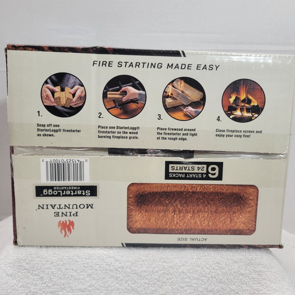 Pine Mountain Starterlogg Firestarter - Pack of 24