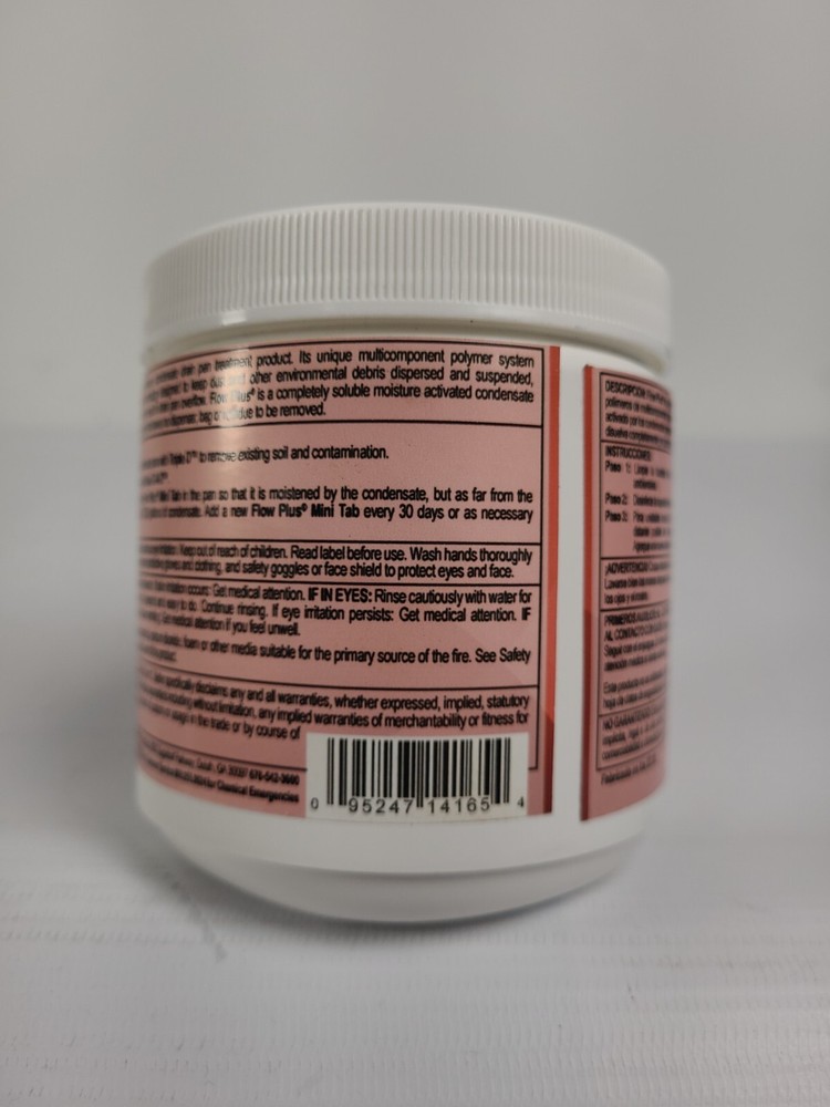 FLOW-PLUS-25 PT Condensate Pan Treatment (25 Tablet Jar)