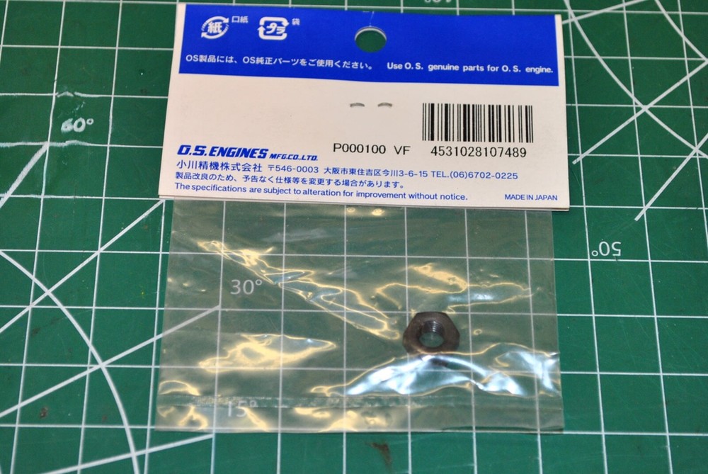 O.S. #23210007 Propeller Nut 21-61