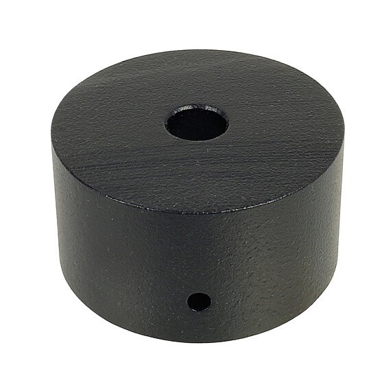 Light Source Mega-Coupler Pipe Adapter Flush, 1/2-13 Threaded Hole, Black