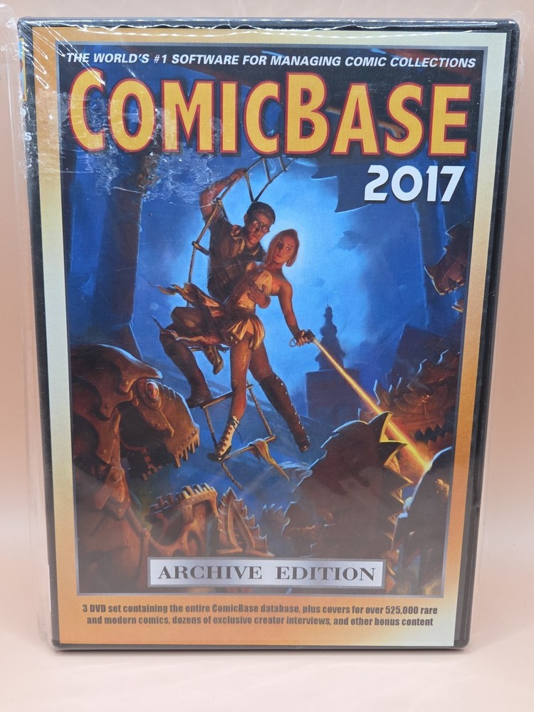 ComicBase 2017 3-DVD Set [Archive Edition] Brand New Sealed
