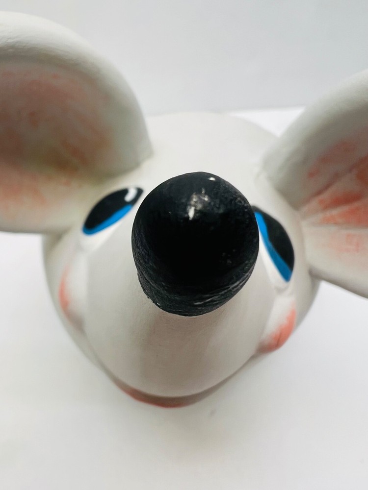 adorable mouse planter big ears pink cheeks blue eyes