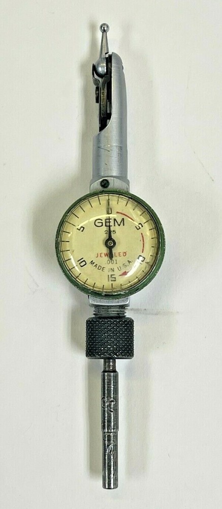 GEM JEWELED .001 TWIN DIAL TEST INDICATOR