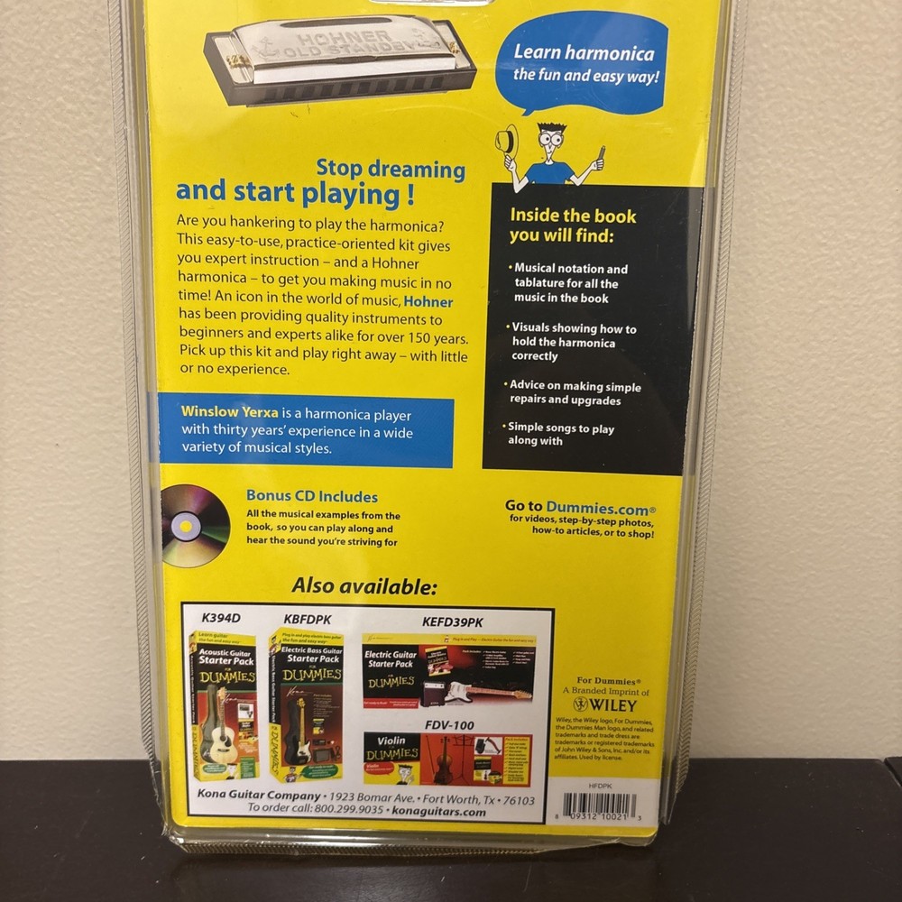 Harmonica Basics For Dummies Includes Hohner Harmonica