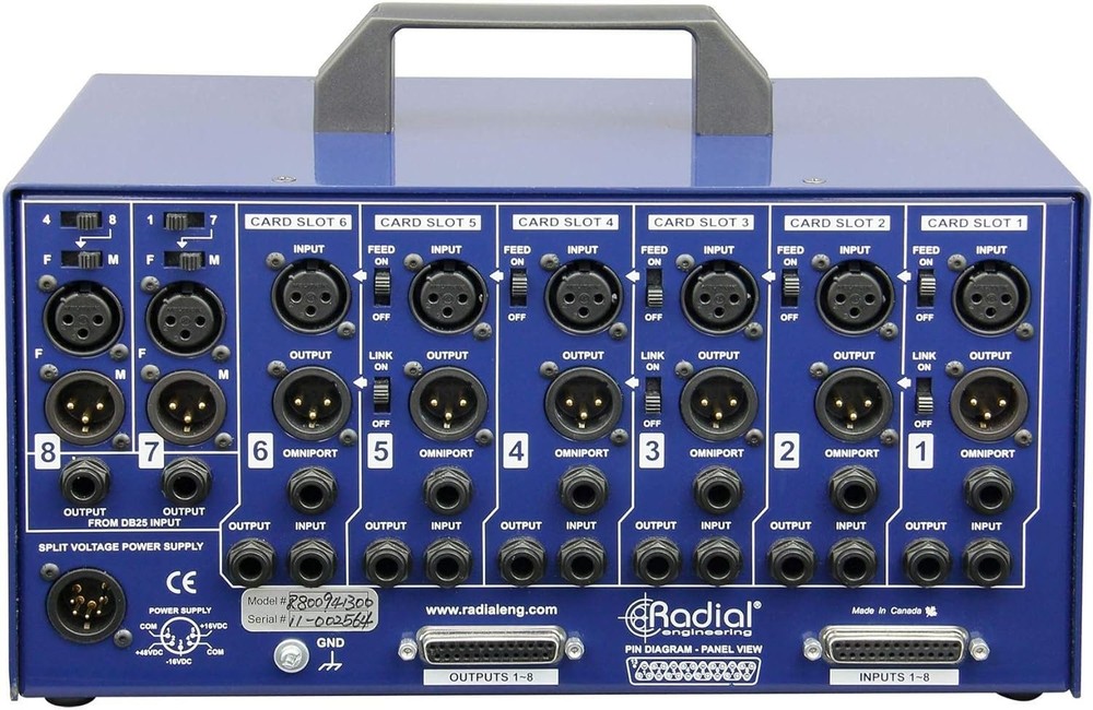 Radial Engineering Workhorse - SixPack 500 Series Desktop Rack