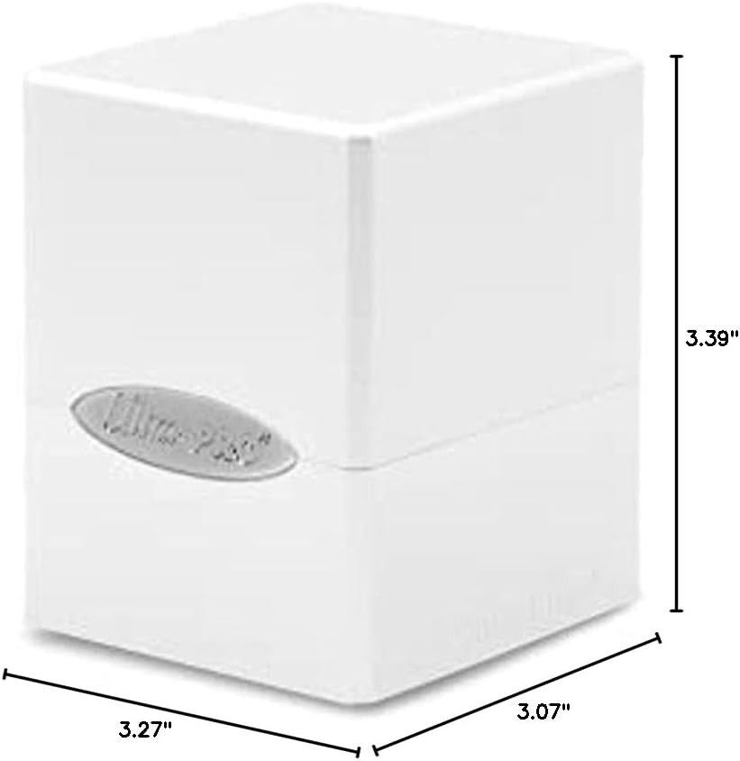 - Satin Cube Deck Box - Arctic White