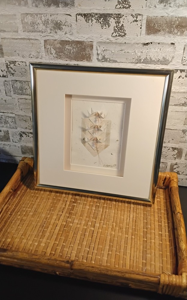Betsy Veness Artist Proof Embossed Stitching Artwork Signed Numbered Frame