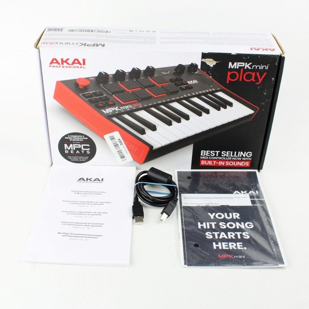 Akai MPK Mini Play MK3 - Synthesizer Keyboard & ​USB MIDI Controller