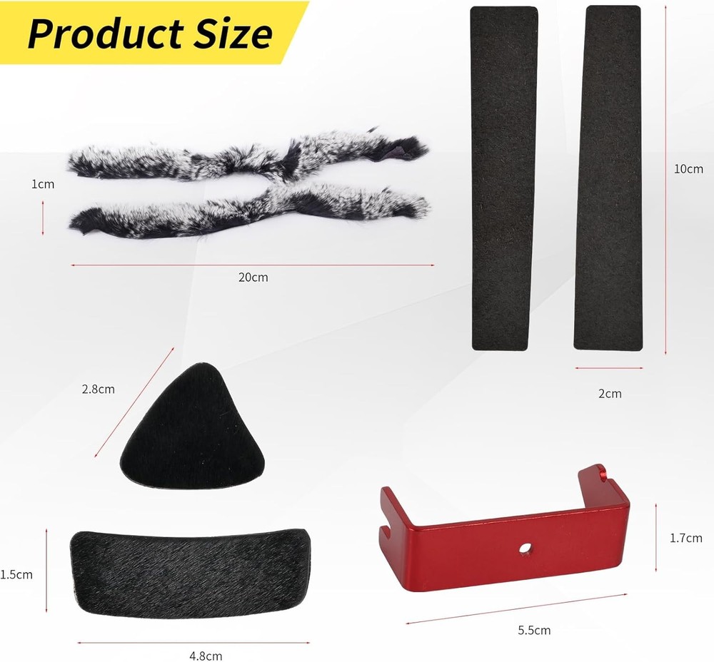 SPG Bow String Silencers for Recurve or Longbow - Set