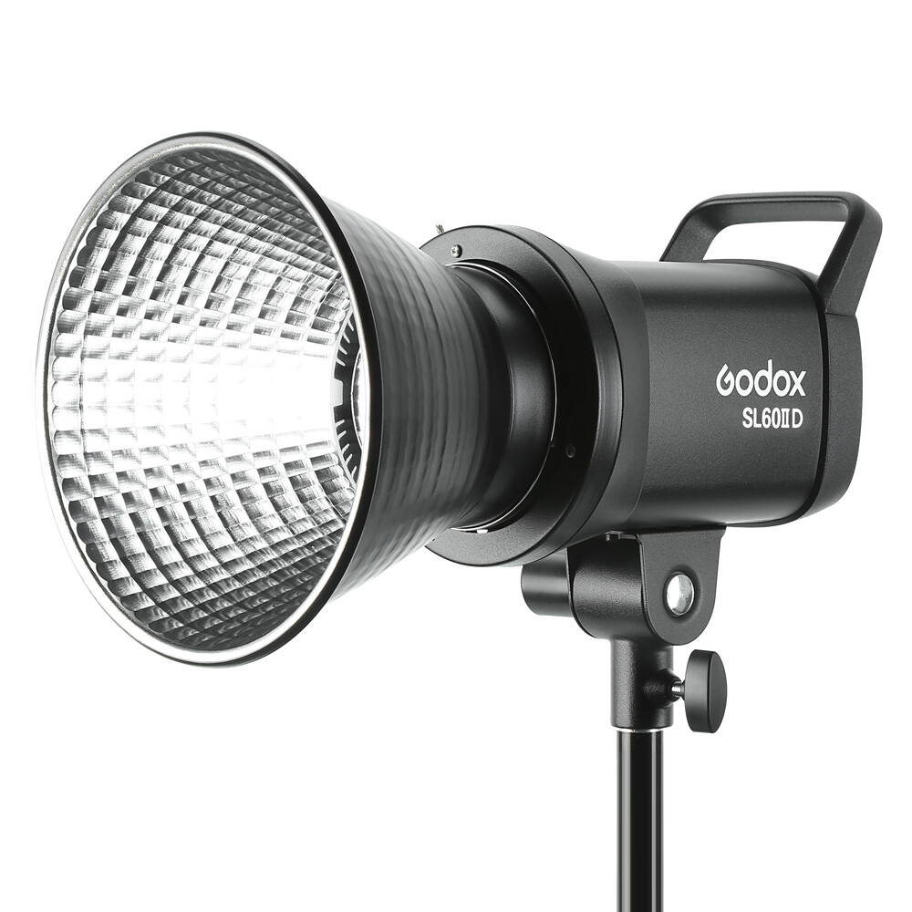 US 2*Godox SL60IID LED Video Light LED Studio Light+95cm Softbox+2m Stand Kit