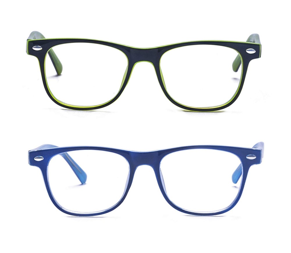 2 Pack Kids Computer Blue Light Blocking Glasses for Boys and Gilrs Age 3-12 ...