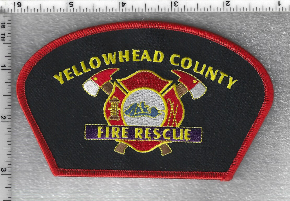 Yellowhead County Fire Rescue  (Alberta, Canada)  Large Shoulder Patch