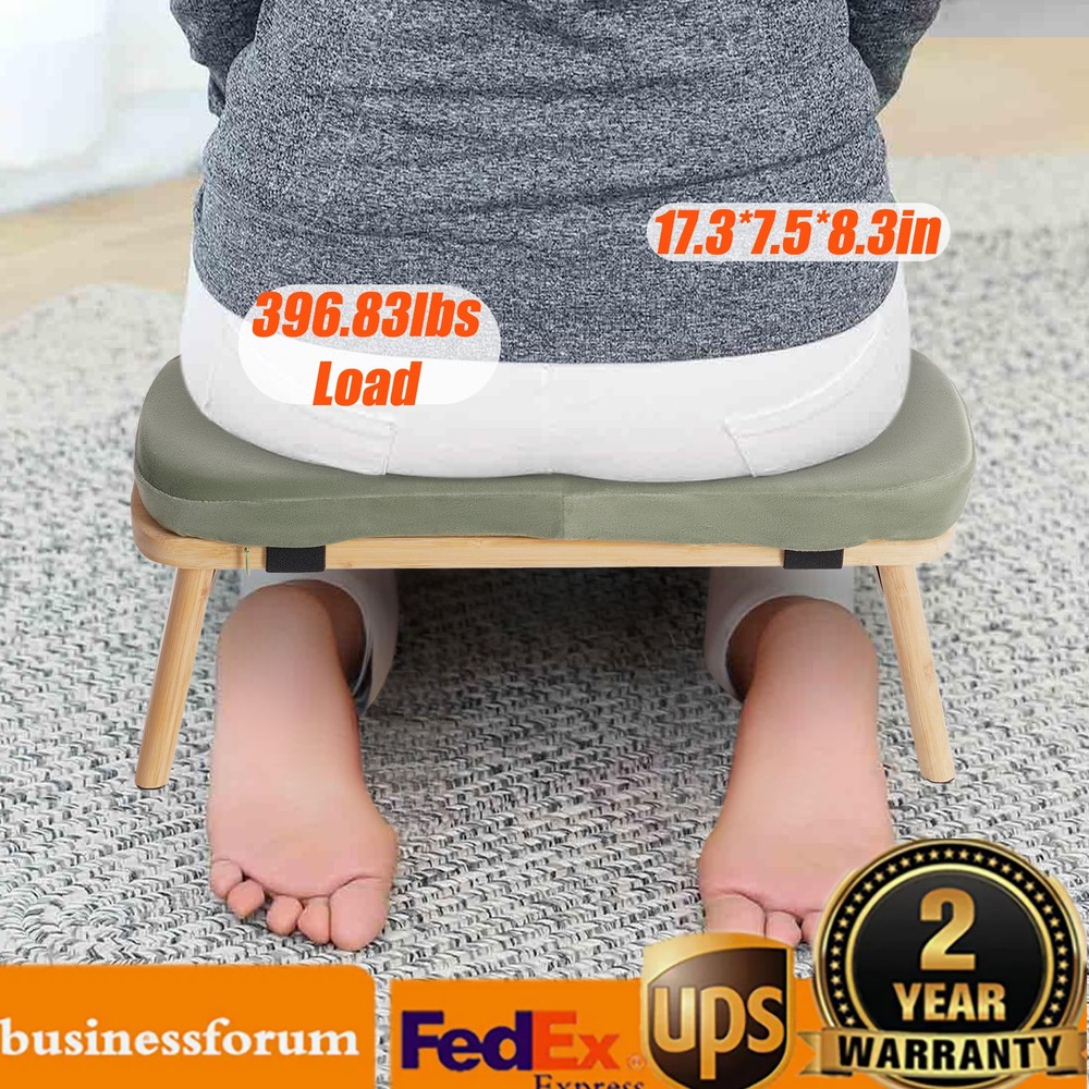 Foldable Meditation Stool Load 180kg Kneeling Meditation Bench With Cushion