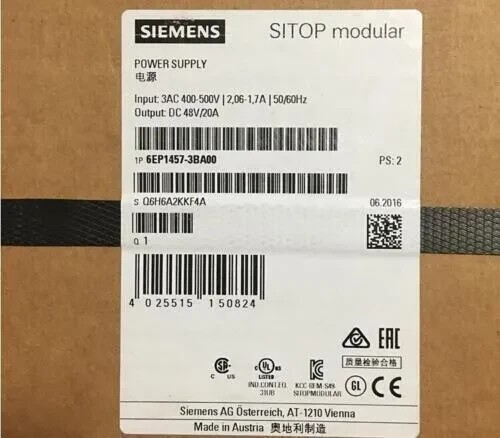 Siemens 6EP1457-3BA00 Module Unit Processors Control New in box